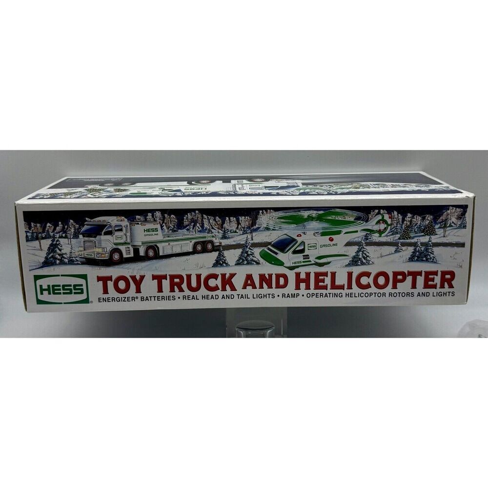 2006 Hess Toy Truck‎ and Helicopter With Lights And Spinning Blades Brand New - Picture 3 of 3